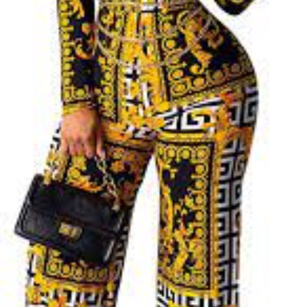 Women's Sexy Jumpsuits Floral Print V Neck Sleeveless Wide Leg Long Pants Romper